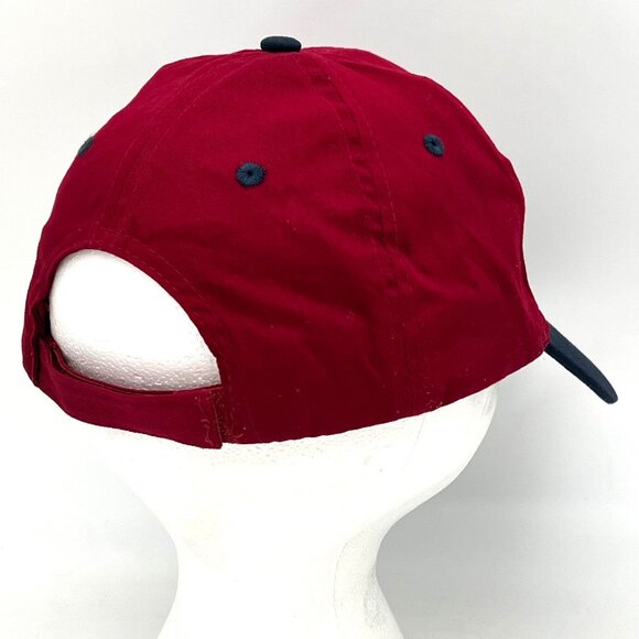 Alaska Embroidered Baseball Cap Hat Eagle Graphic Red Black Navy Blue Adjustable - Picture 7 of 12